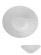Viosarp Plate Shallow Oval made of Melamine White 13.5x13.5cm