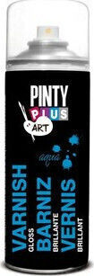 Pinty Plus Σπρέι Βερνίκι Varnish με Σατινέ Εφέ Διάφανο ΔΙΑΦΑΝΟ 400ml