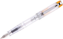 Pilot Writing Pen made of Steel with Orange Ink