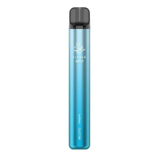Elf Bar 600 V2 Țigară Electronică De Unică Folosință 600 Inhalări Mojito 2ml 20mg Verde