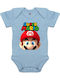 Koupakoupa Super Mario Short-Sleeved Blue