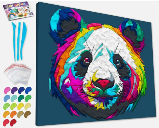 Splat Planet Clay Segeltuch Diamond Painting Kit