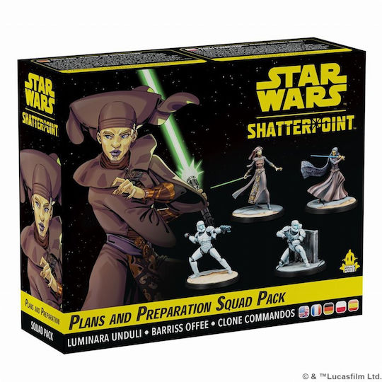 Star Wars Shatterpoint Планова подготовка Генерал Луминара Ундули Сквад Пакет