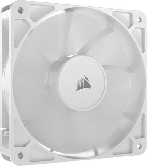Corsair RS120 Case Fan 2100rpm 72.8cfm Without LED Lighting And 4-Pin PWM Connection White