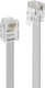 Lindy Wohnung Telefonkabel RJ11 6P4C 5m Gray (34225)