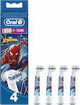 Oral-B Replacement Heads for Electric Toothbrush for 3+ years 4pcs Blue