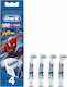 Oral-B Replacement Electric Toothbrush Heads Spiderman 4 Pieces For 3+ Years