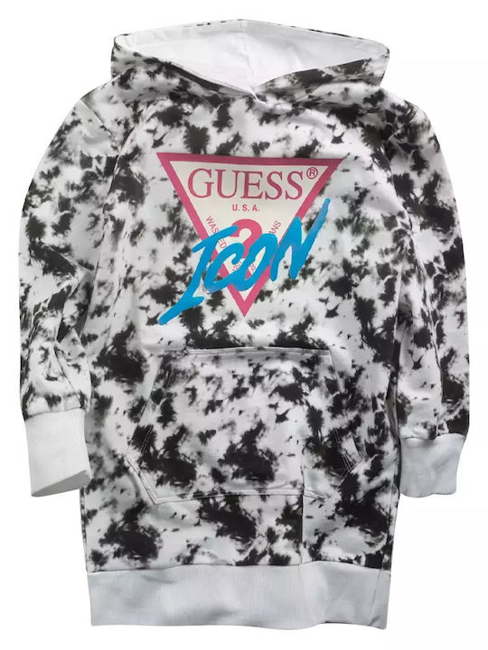 Guess Kids Sweatshirt with Hood White