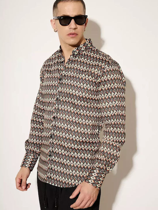 Long-sleeved Shirt Beige
