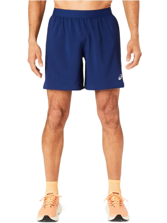 ASICS Men's Shorts Blue