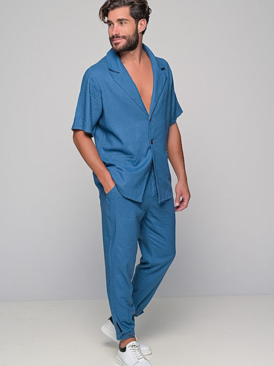 Ben Tailor Caviar Pantaloni Albastru
