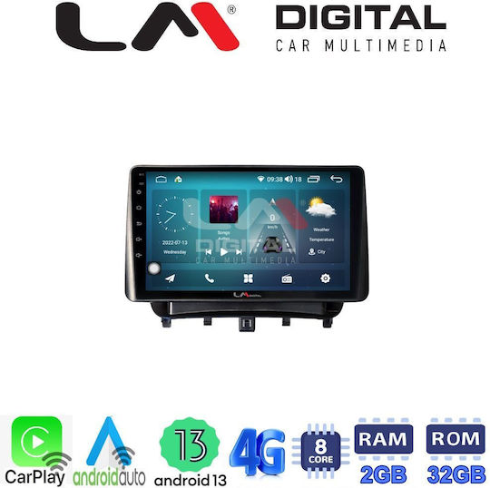 LM Digital Автомобилна Аудио Система (Блутут/USB/WiFi/GPS/Apple-Carplay/Android-Auto)