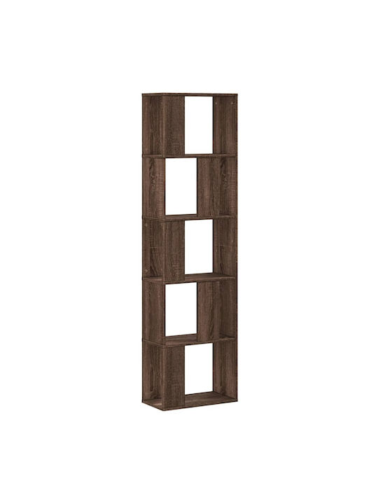 Етажерка Кафяв дъб 45x23.5x162.5см.