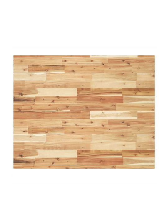 vidaXL Rectangular Office Desk Surface made of Solid Wood Acacia 100x80x4cm 4008865 1pcs