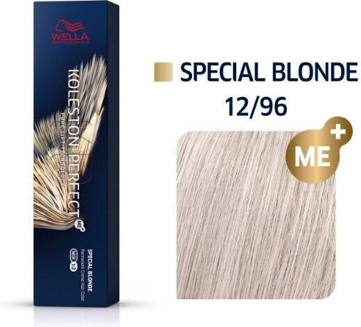 Wella Koleston Perfect Me+ Специална Боя За Коса 12/96 Много Светъл Ярък Рус Ирисов Виолетов 60ml