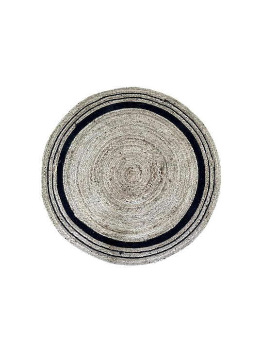 InTheBox Rug Round Summer from Jute Black