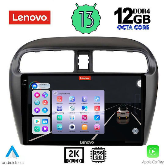 Lenovo Car Audio System for Mitsubishi Space Star BMW X1 / X3 / X4 2013-2020 (Bluetooth/USB/AUX/WiFi/GPS/Apple-Carplay/Android-Auto) with Touch Screen 9"