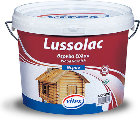 Vitex Lussolac Βερνίκι Επιφάνειας Πολυουρεθάνης Νερού Άχρωμο Γυαλιστερό 2.5lt