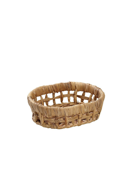 Set of Decorative Baskets Straw Beige 20x15x6.5cm 3pcs Espiel