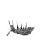 Artekko Silver Διακοσμητικό Μπωλ Μεταλλικό Ασημί 38.1x22.9x15.2cm