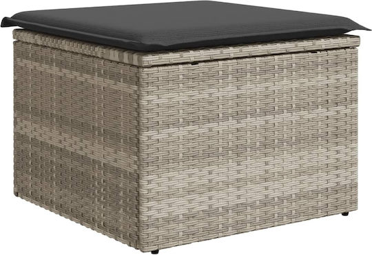 Σκαμπό Rattan 55x55x37cm
