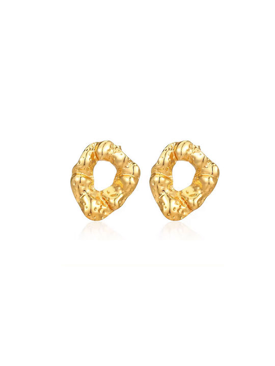 Γυναικεια Earrings made of Steel Gold Plated