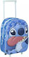 Logigraf School Bag Trolley Kindergarten Blue with Water Bottle Holder