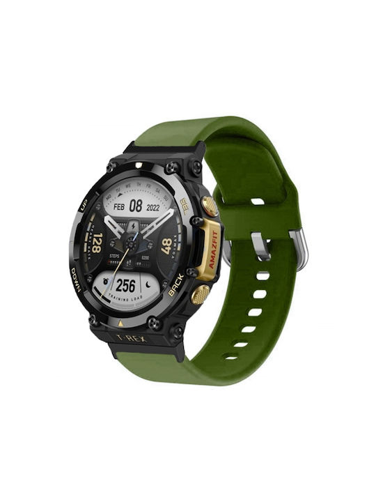Watch Λουράκι Σιλικόνης Πράσινο (Amazfit T-Rex 2)