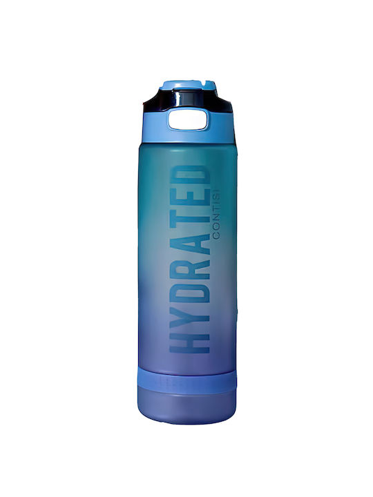 Tpster Παγούρι Πλαστικό 1000ml Μπλε