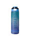 Tpster Wasserflasche Kunststoff 1000ml Blau