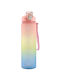 Tpster Wasserflasche Kunststoff 1000ml Mehrfarbig