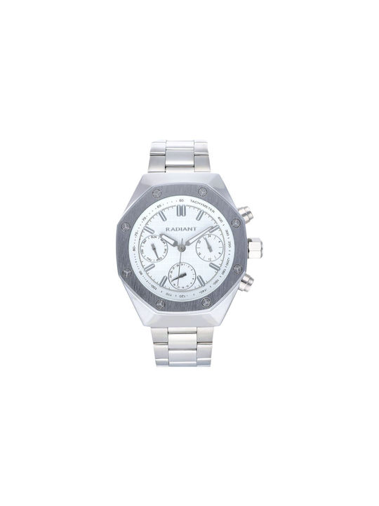 Radiant Watch Battery with Silver Metal Bracelet