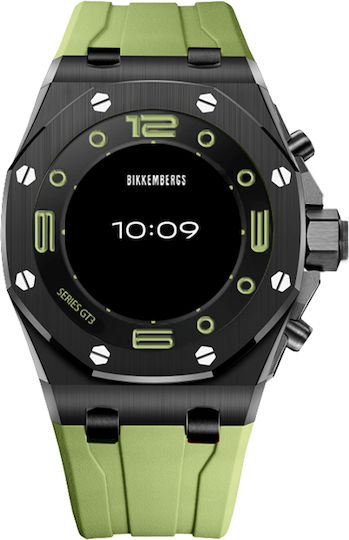 Bikkembergs BK-GT304 Stainless Steel 45mm Smartwatch (Πράσινο)