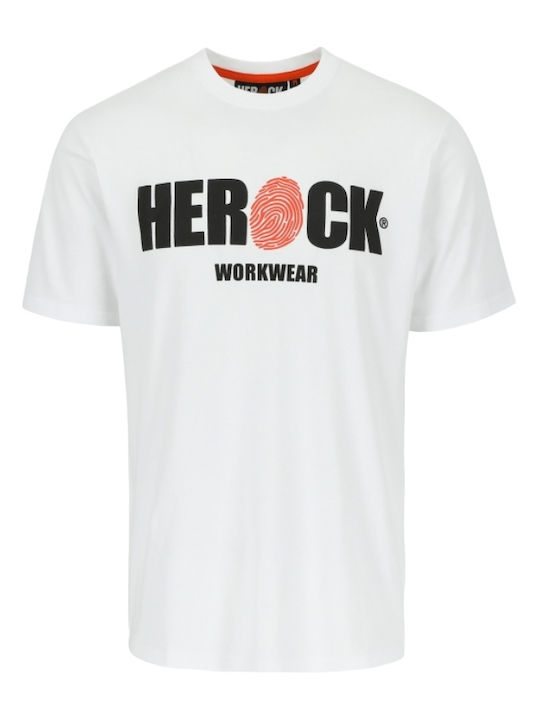 Herock Arbeit T-Shirt Weiß