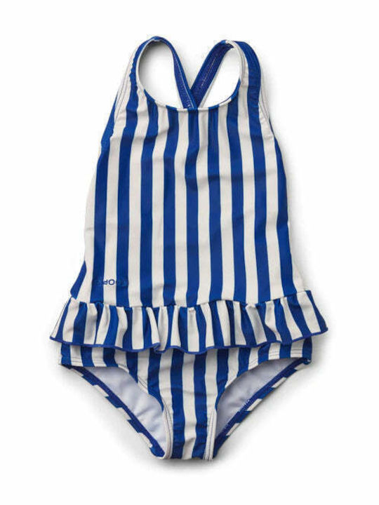 Liewood Amara Παιδικό Μαγιό Ολόσωμο Blue/creme