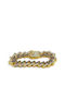 Goldsmith Chunky Αλυσίδα Χειρός Επιχρυσωμένη Φαρδιά Πάχους 15mm και Μήκους 20cm