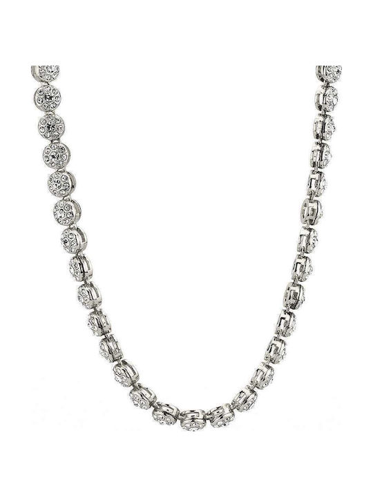 Goldsmith Stainless Steel Rosetta Cubana Αλυσίδα 10mm White Gold