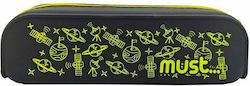 Must Team Focus Pencil Case Silicone Barrel Yellow