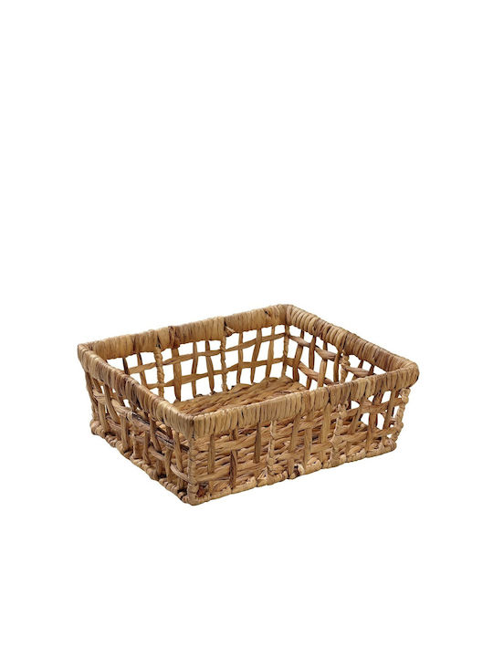 Set of Decorative Baskets Straw Beige 30x25.5x10.5cm 2pcs Espiel