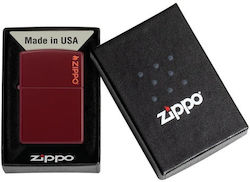 Zippo Classic Logo Windproof Lighter Flame in R...