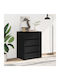 Drawers Storage Wooden with 4 Drawers L60xW41xH76cm