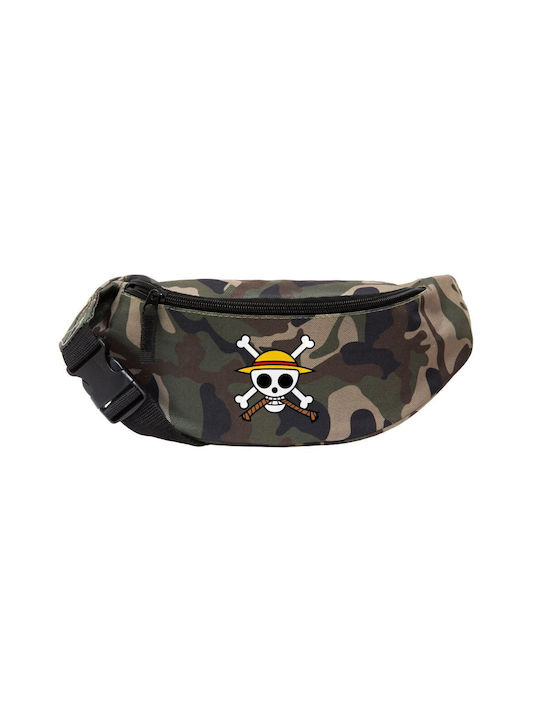 Onepiece Skull Unisex Waist Bag Banana Color Variation Jungle 2 Pockets