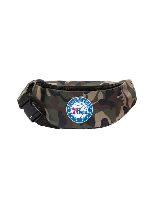 Philadelphia 76ers Unisex Waist Bag Jungle Variation Color 2 Pockets