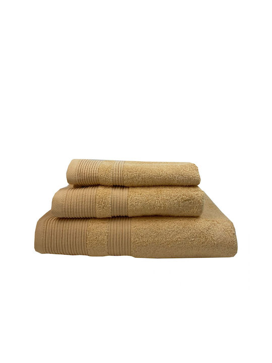 Sidirela Πετσέτα Χεριών 30x50εκ. Yellow Βάρους 600gr/m²
