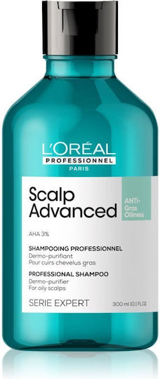 L'Oréal Professionnel Scalp Advanced Anti-Oiliness Σαμπουάν Βαθύ Καθαρισμού για Λιπαρά Μαλλιά 300ml