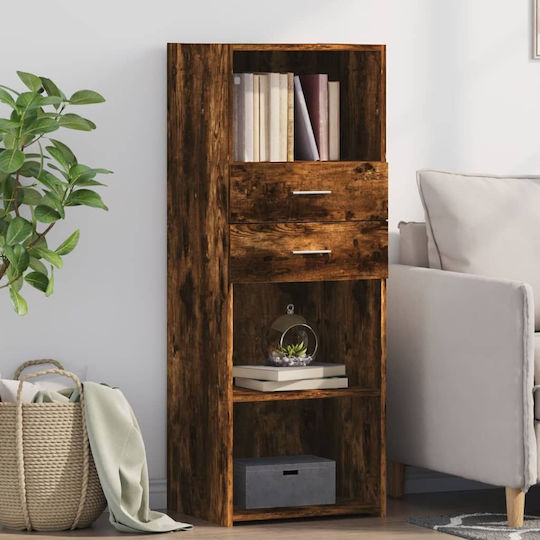 Brown Bookcase 45x42.5x124cm