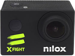 Nilox Action Cam XFIGHT Action Camera 4K Ultra HD Μαύρη με Οθόνη