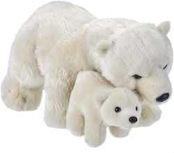 Wild Republic Ursuleț Mother And Baby, Polar Bear 38 cm.