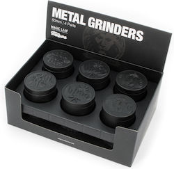 3d Embossed Metal Grinders Black 4-part 50mm