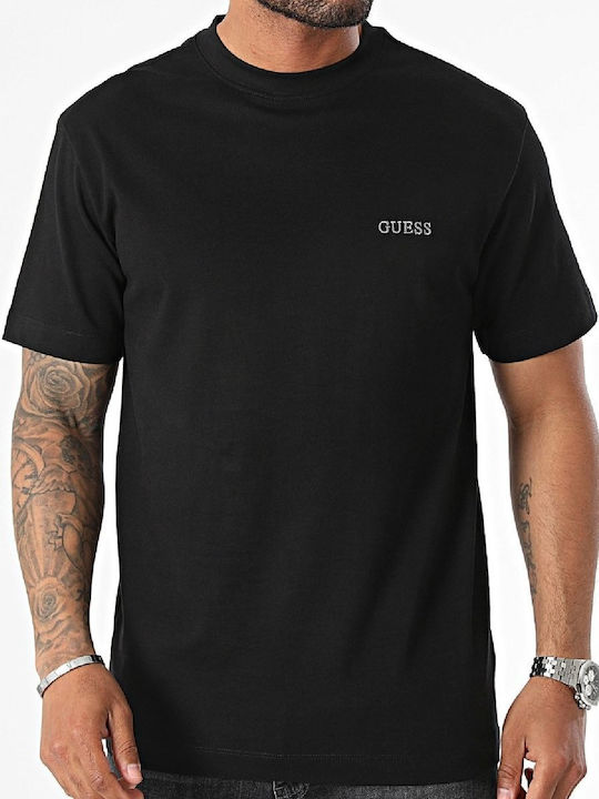 Guess Men's Short Sleeve T-shirt Black